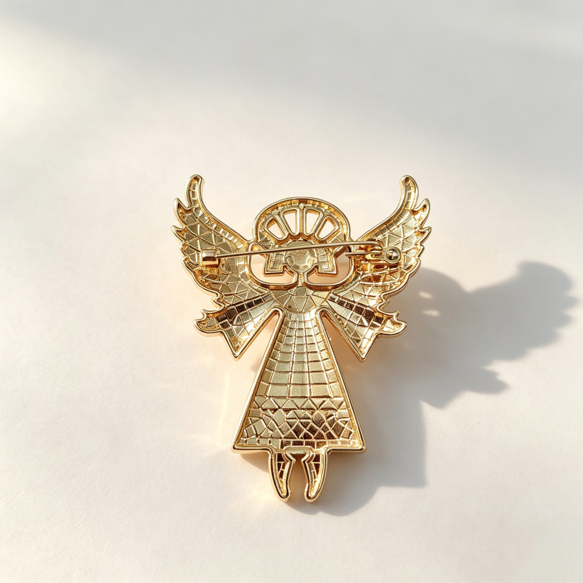 Mosaic Painted Angel Brooch Vintage Enamel Oil Drop Pin Suit Accessory Brooch Jewelry Manufacturer Wholesale
