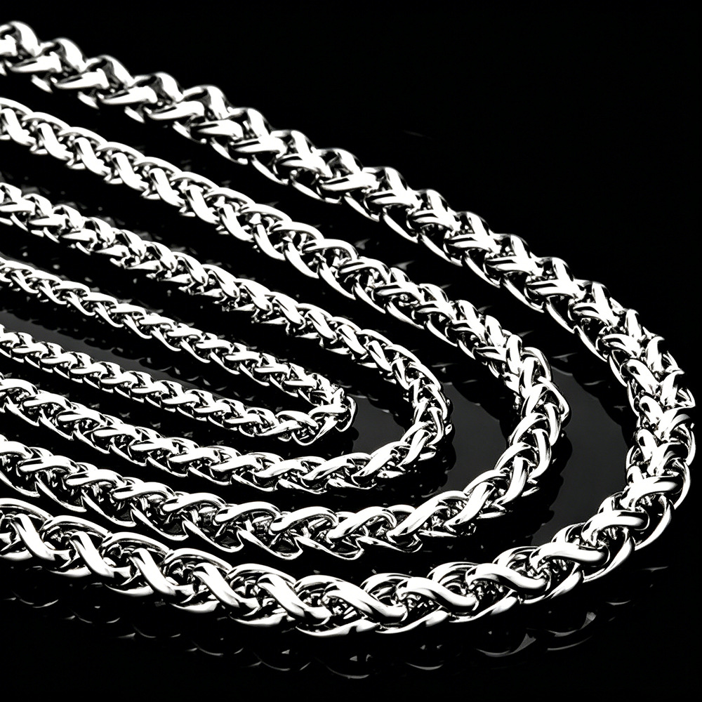 Necklace stainless steel hip-hop style