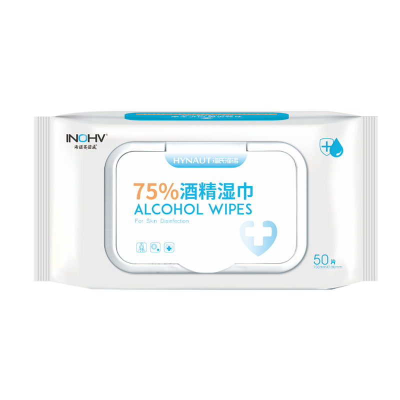 인노비 75% 알코올 물티슈 50매/팩 - 1팩
