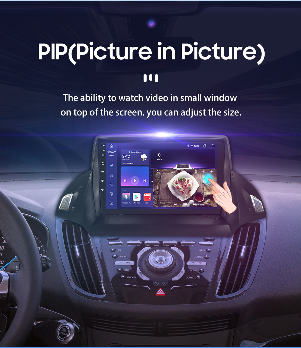 Suitable for 13-17 Ford Maverick 9-inch HD Large Screen Navigator Car Smart Android DVD Navigation GPS