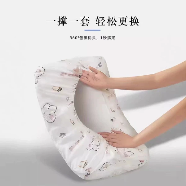 Disposable hair rope, pillowcase
