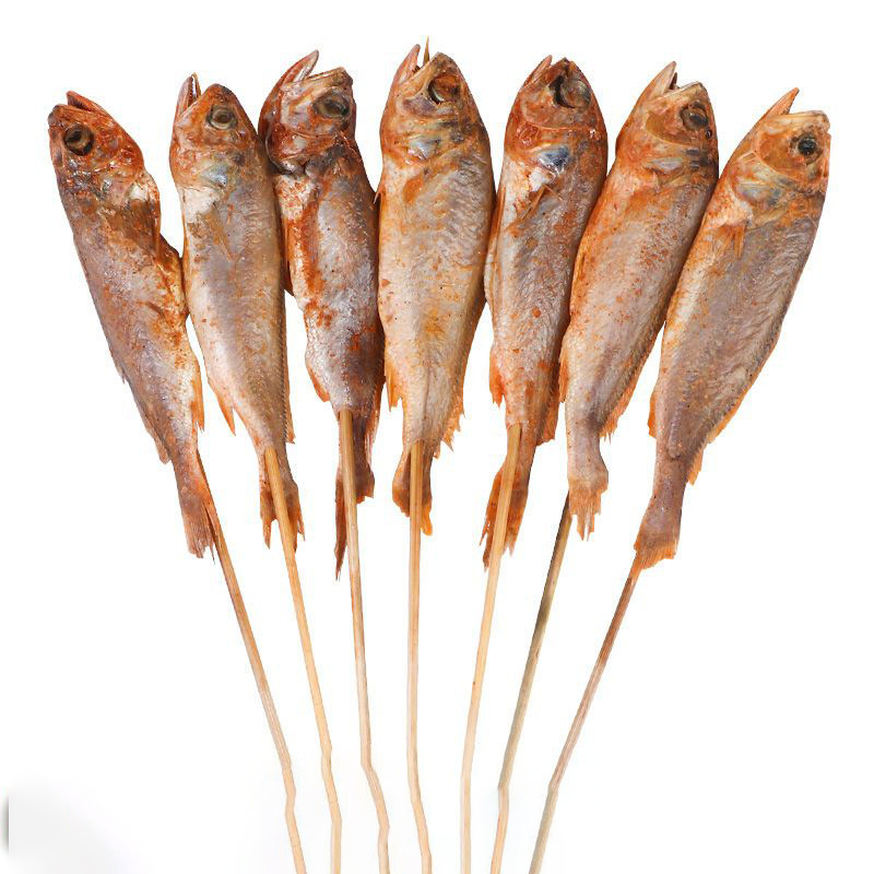 작은 노랑 민어 꼬치 20개/가방