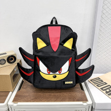 小众外贸单暗影双肩包包情侣同款学生书包外出旅行实用毛绒校园包