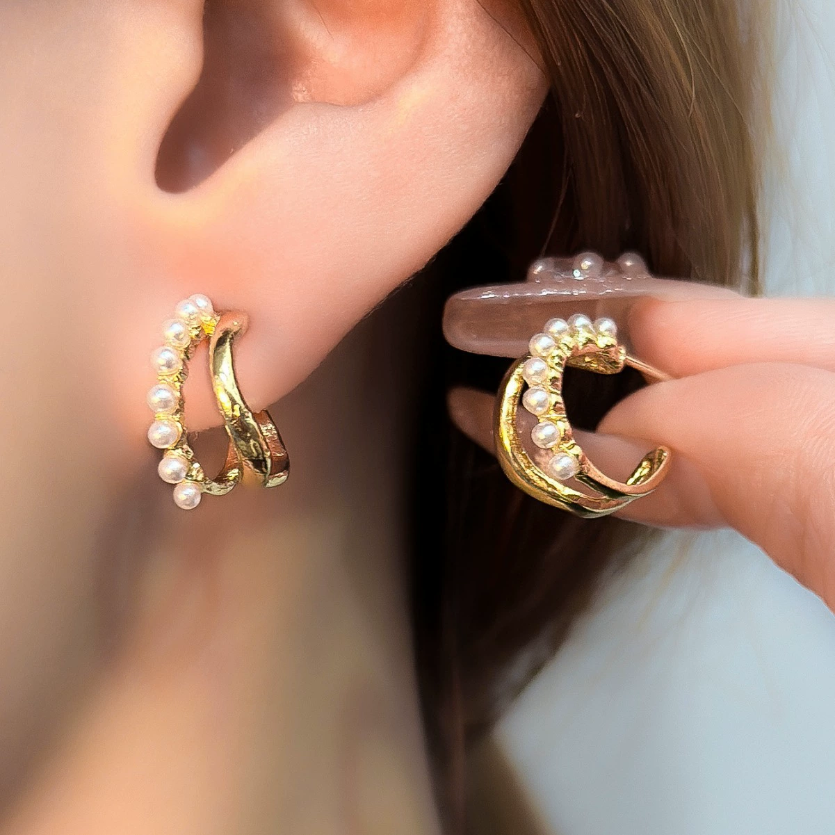 Серьги серебро 925, циркон, бантик и кошачий глаз, легкая люксовая эстетика
