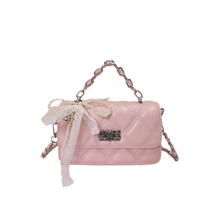 Xiaoxiang estilo de cadena de diamond bolso pequeño bolso de mujer de verano nuevo bolso de moda estilo diario simple bolso cuadrado image 16