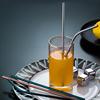 304 stainless steel straw environmental protection Drink tube colour tea with milk Drinks Metal Elbow disposable Portable