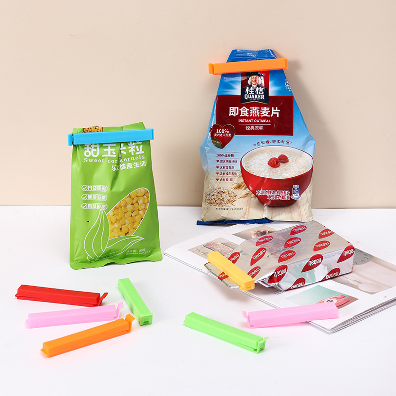 11 cm clip de sellado bolsas de alimentos de plástico clip de sellado clip de té bolsa de snack fresco clip de sellado a prueba de humedad al por mayor