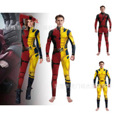 アマゾンの春の演技服漫威cos死侍3金刚狼黄蜂3dは服を演じて体を修理します。