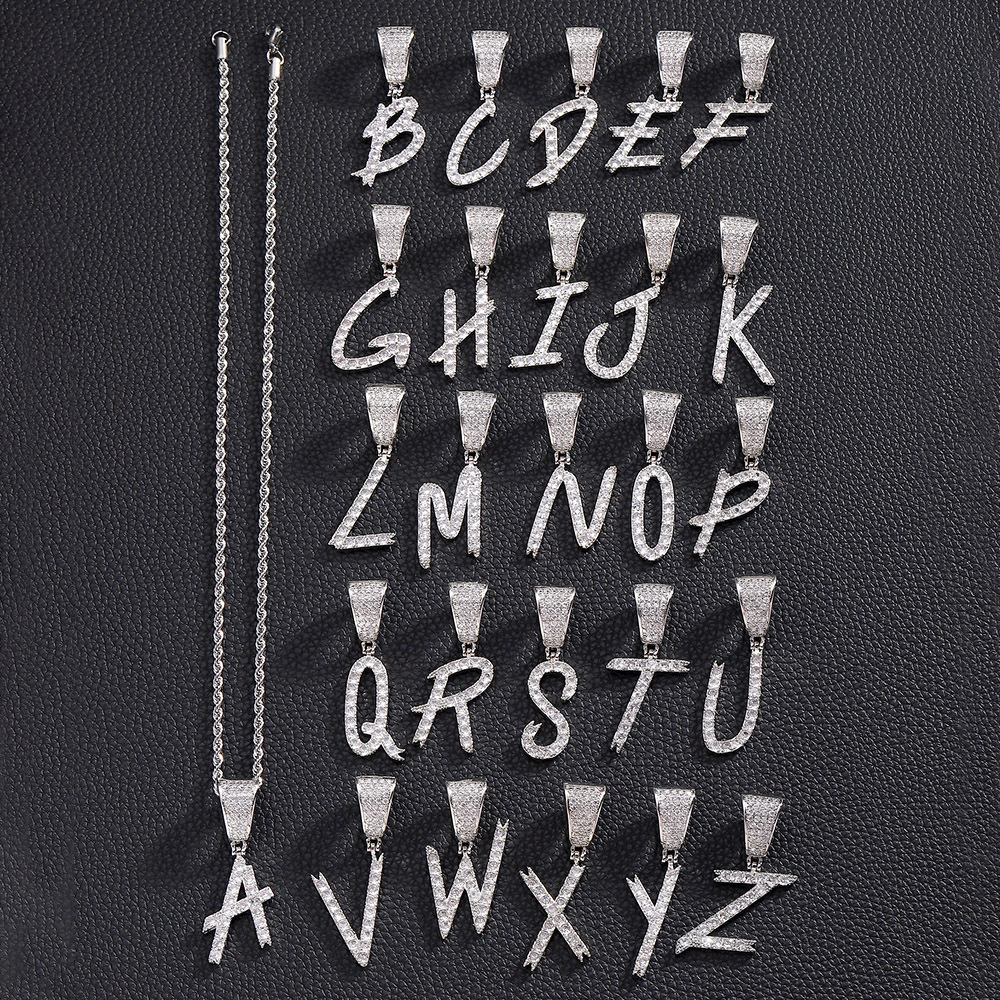 Hip-Hop Vintage Style Letter 304 Stainless Steel Copper Men's Pendant Necklace styles to choose from