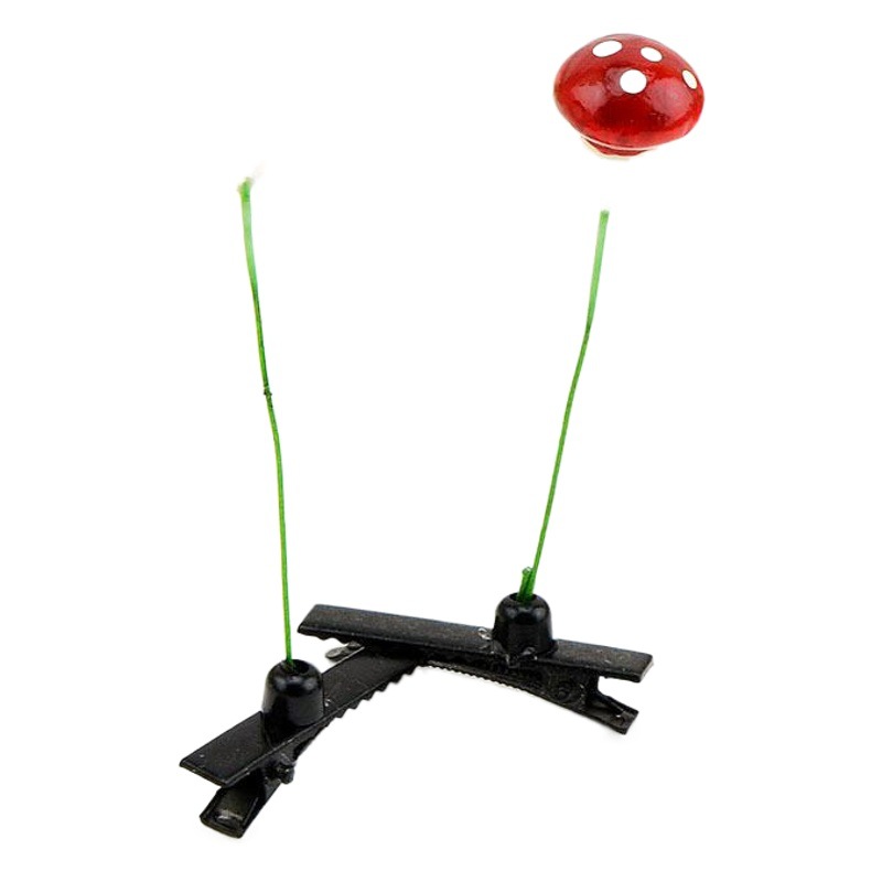 Venta lindo artefacto Pequeña hierba horquilla frijol brote flor cabeza hierba larga horquilla valor hierba larga simulación horquilla tocado Flor al por mayor