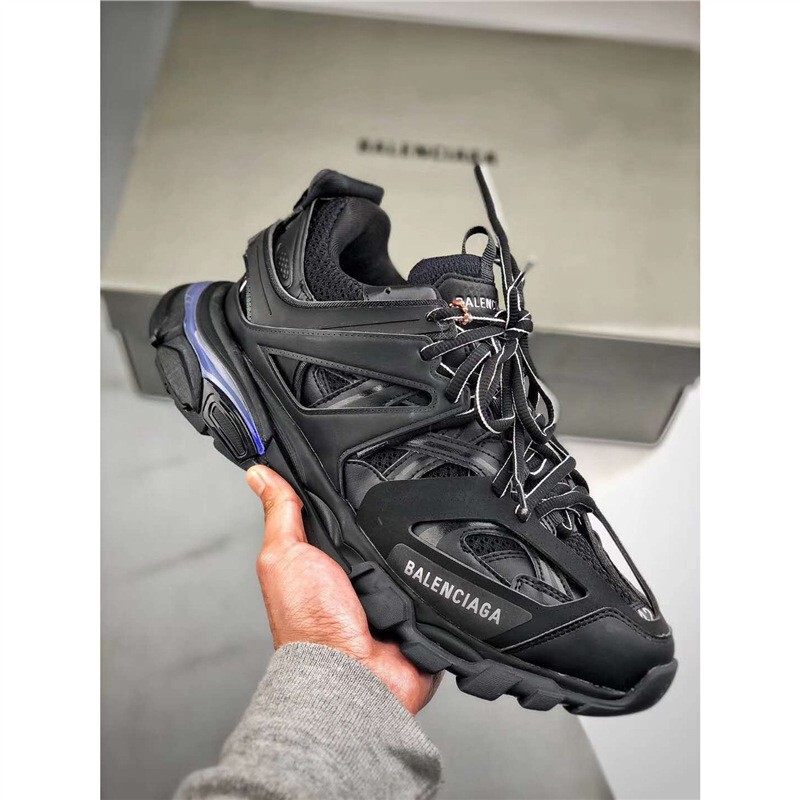 Paris Ok Version Paris Sports Casual Shoes for Spring and Autumn with Lights, Lightweight, Round-Toe, Lace-Up, Black, White, Orange, Red, White