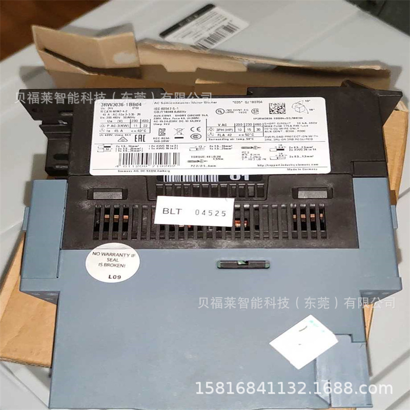 西门子软启动器 3RW4447-6BC44 现货供应 3RW4453-6BC44 议价