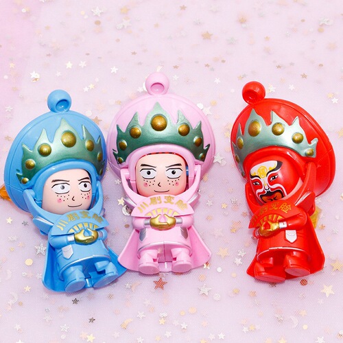 Sichuan Opera Face Changing Doll Toy Peking Opera Face Makeup Doll Doll Children's Toy China Gift for Elderly