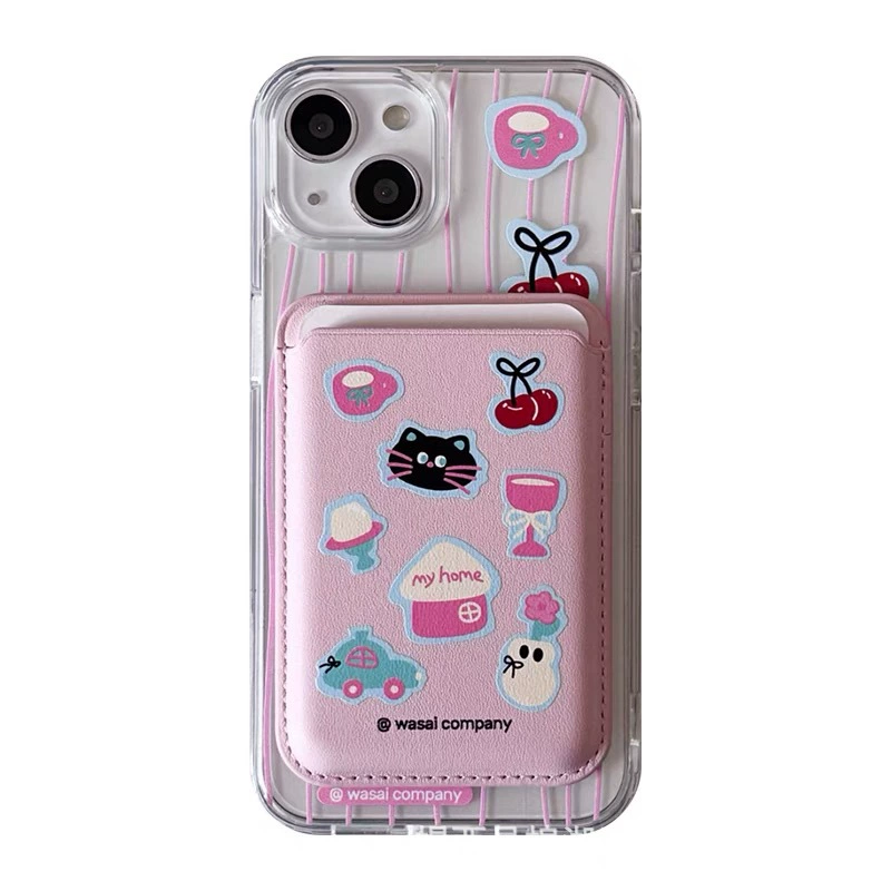 Яблоко, совместимый держатель карты, акриловый чехол для телефона, iPhone 13