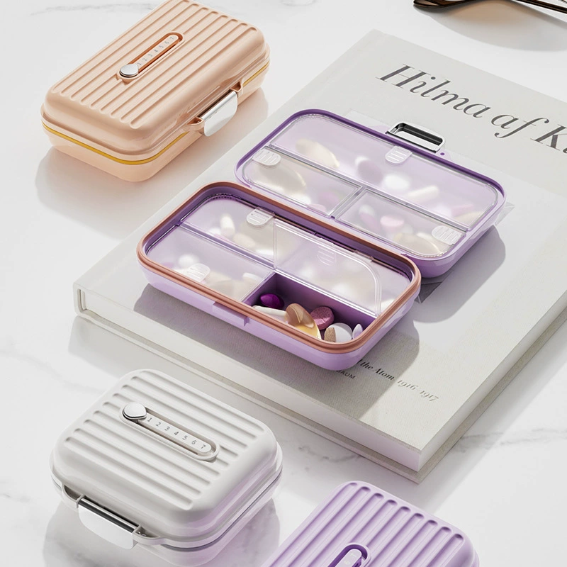 Коробка для таблеток Портативная коробка для упаковки лекарств