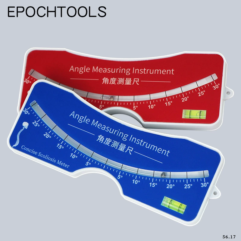 Гониометр сколиоза, линейка скрининга Поясничный уровень Тест для осмотра скелета Вспомогательный инструмент для сколиоза Позвоночник