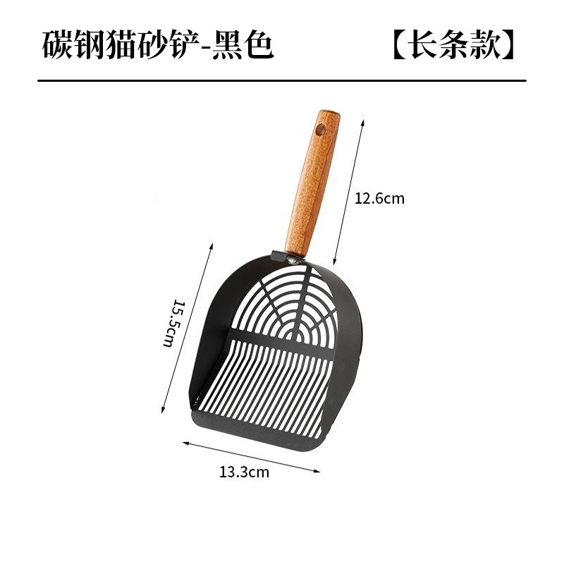 不锈钢猫砂铲 加深猫粮铲豆腐猫砂猫屎铲子宠物清洁用品大号铲屎|undefined