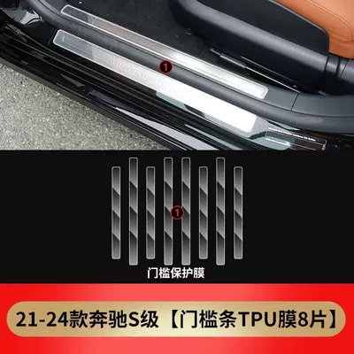 Car interior film Mercedes-Benz S400/450/480 Maybach Interior - 21-26-door-rail-trim-strips