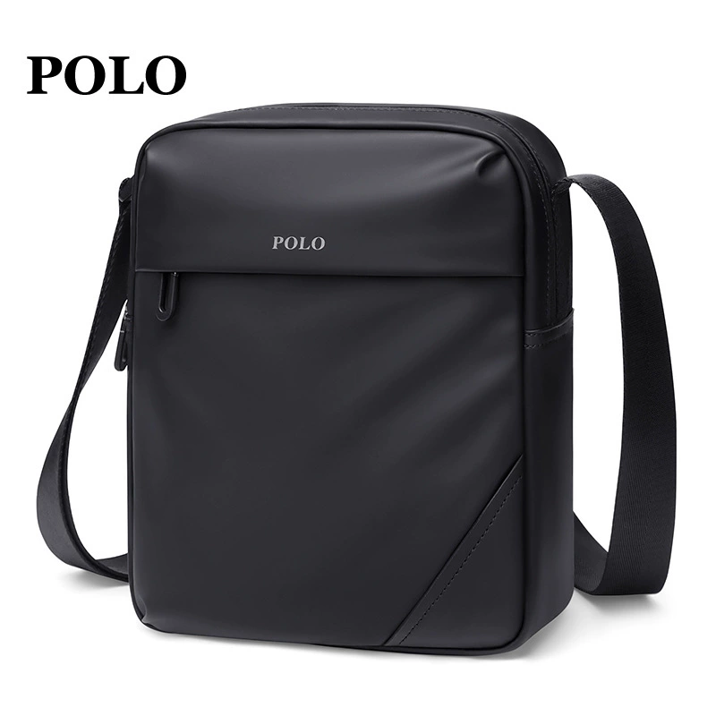 Мужская сумка POLO на одно плечо, вместительная износостойкая сумка для отдыха