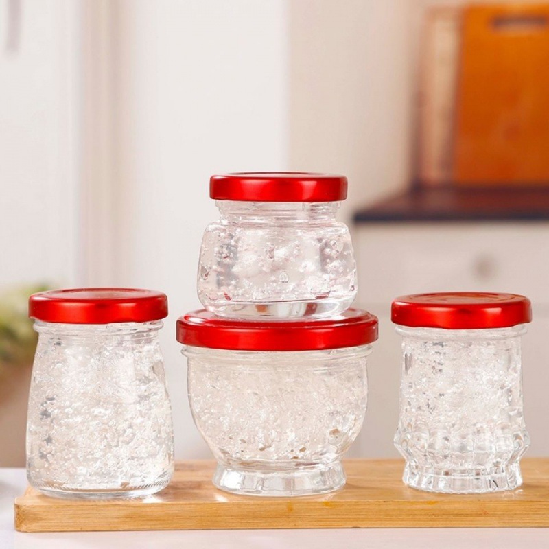 鲜炖燕窝瓶分装瓶家用玻璃瓶密封果酱瓶可蒸煮花胶鱼胶玻璃瓶空瓶