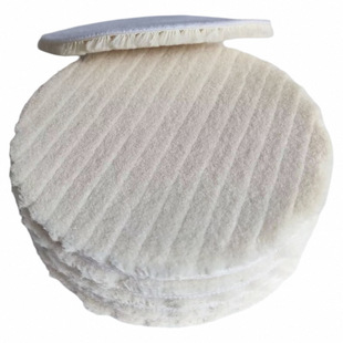 Short Wool Polishing Pad for Car Hardware Polishing Machine, Furniture Sanding and Waxing 5inch High-Efficiency Wool Polishing Wheel