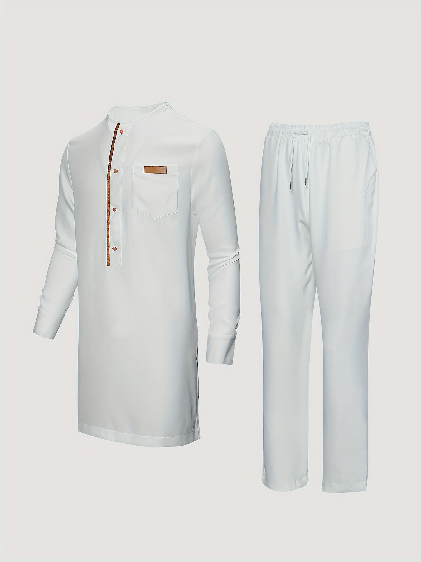 Afrikaanse etnische heren kostuum set islamitische kleding_voghion.com