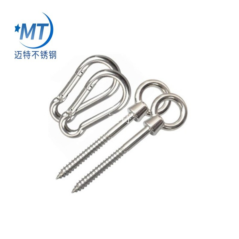 吊床悬挂五金户外吊床五金 秋千挂钩 秋千固定五金 沙袋固定吊环