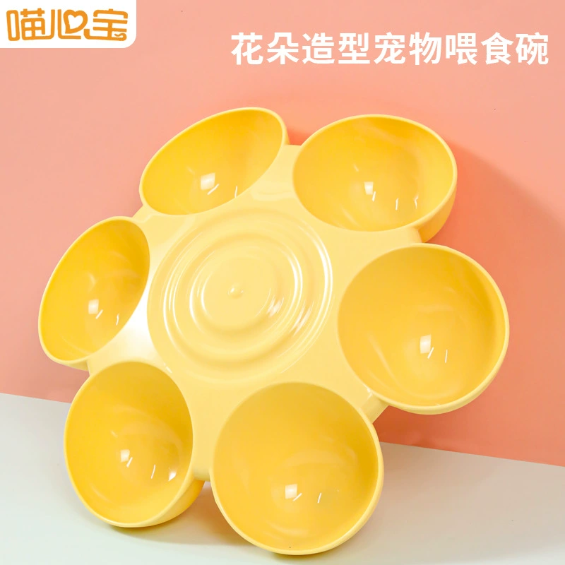 Трансграничные новый цветок-образный собака чаша многофункциональный питомец миска кормления мульти-любимчика съедобные миска любимчика миска еда Оптовая
