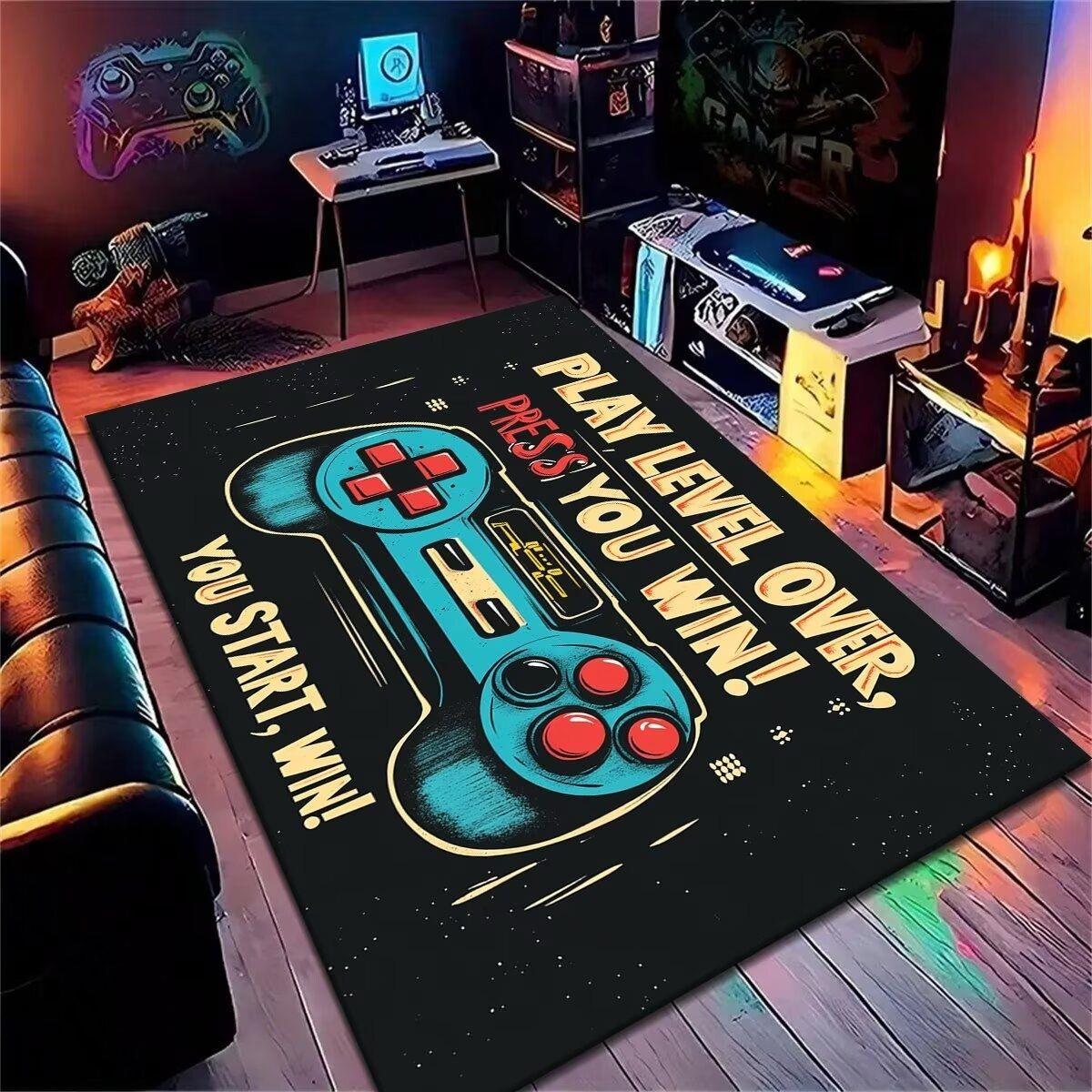 New diatomite gaming anti-slip cuttable carpet mat for entryway and bedroom use