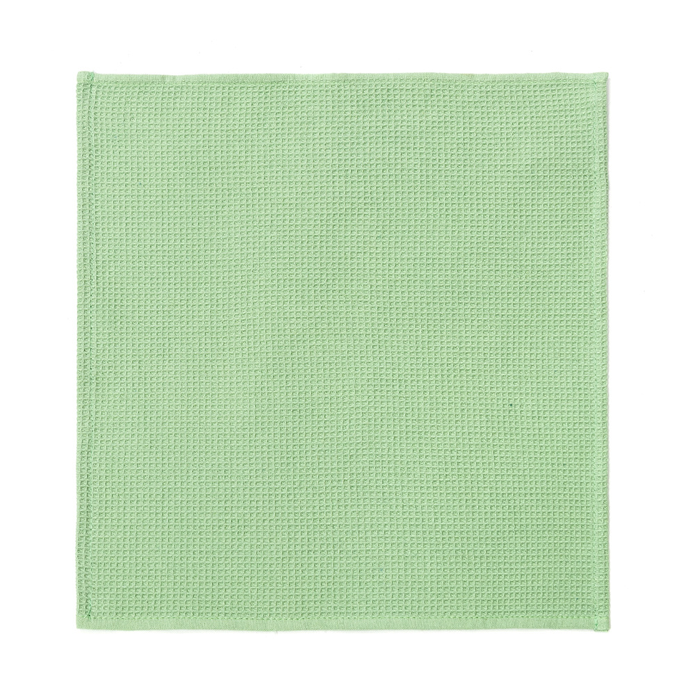 Etiquetado transfronterizo algodón toalla de cocina waffle simple piña toalla cuadrada multifuncional toalla de limpieza