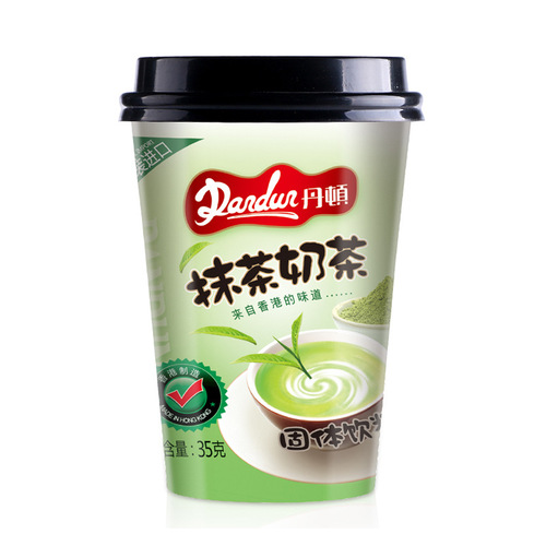 Strictly selected DANDUN brand milk tea from Hong Kong, wholesale cup-packaged instant beverage, hot-selling 35g