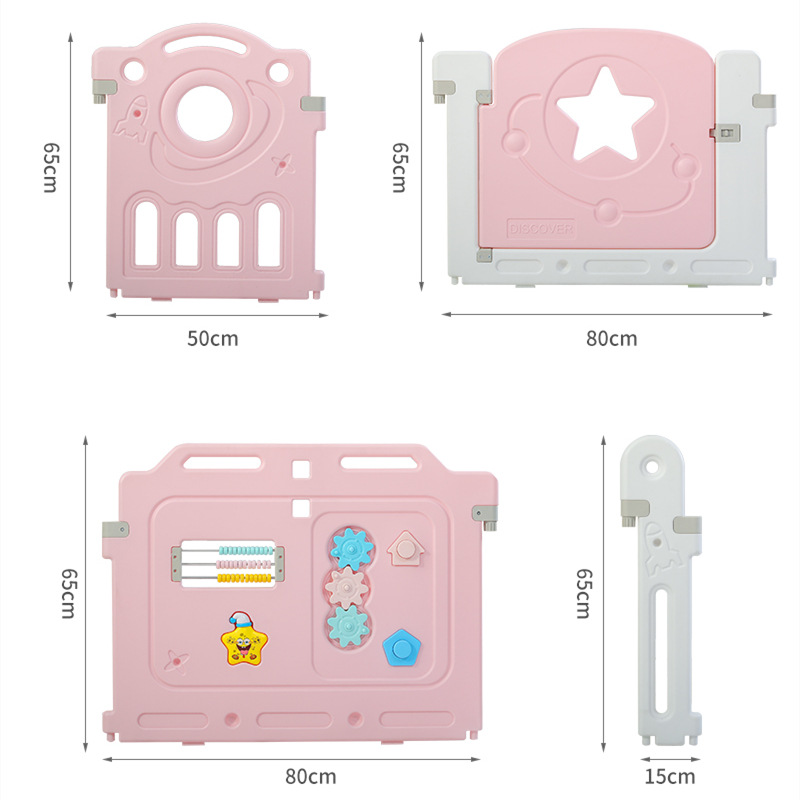 Children's Playpen Baby Indoor Home Crawling Mat Protective Fence Infant Floor Walking Safety Fence Playground