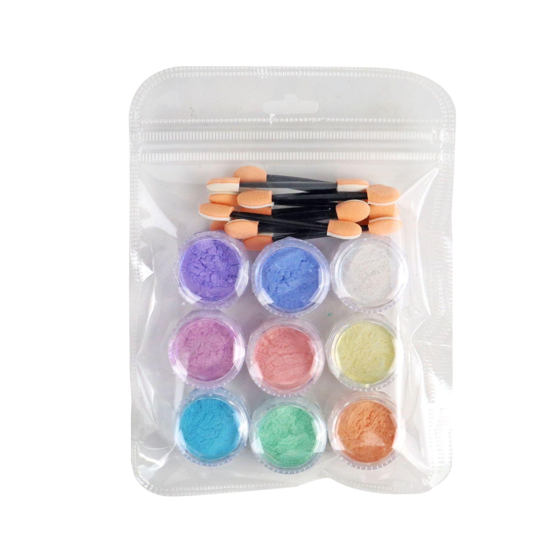 요정 얼음 근육 분말 9 색 세트