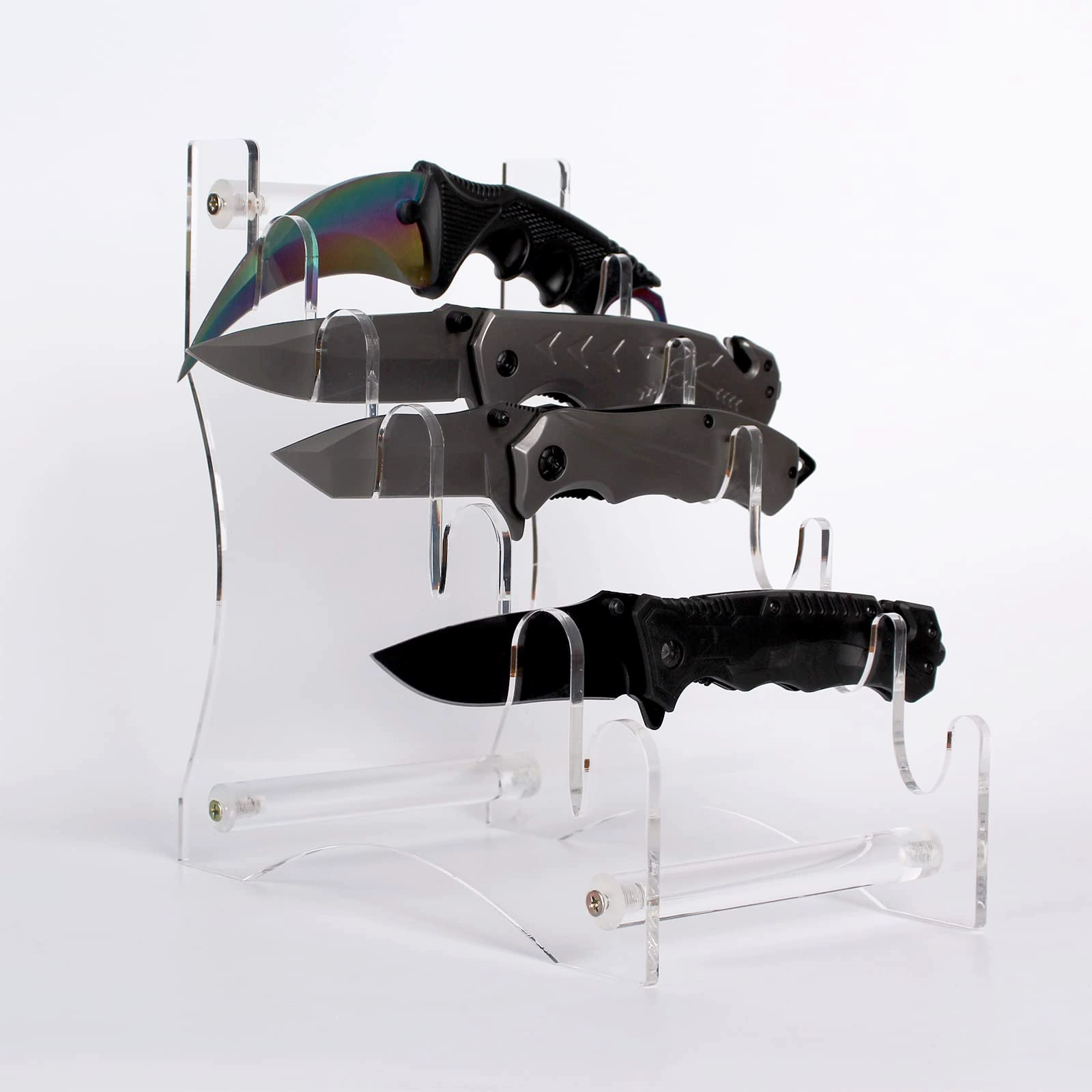 Трансграничный акриловый съемный инструмент держатель дисплея кухонный складной нож карманный нож дисплей держатель для хранения фруктов