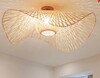 Japanese ceiling lamp for living room, bulb, creative bamboo light, lights, Chinese style