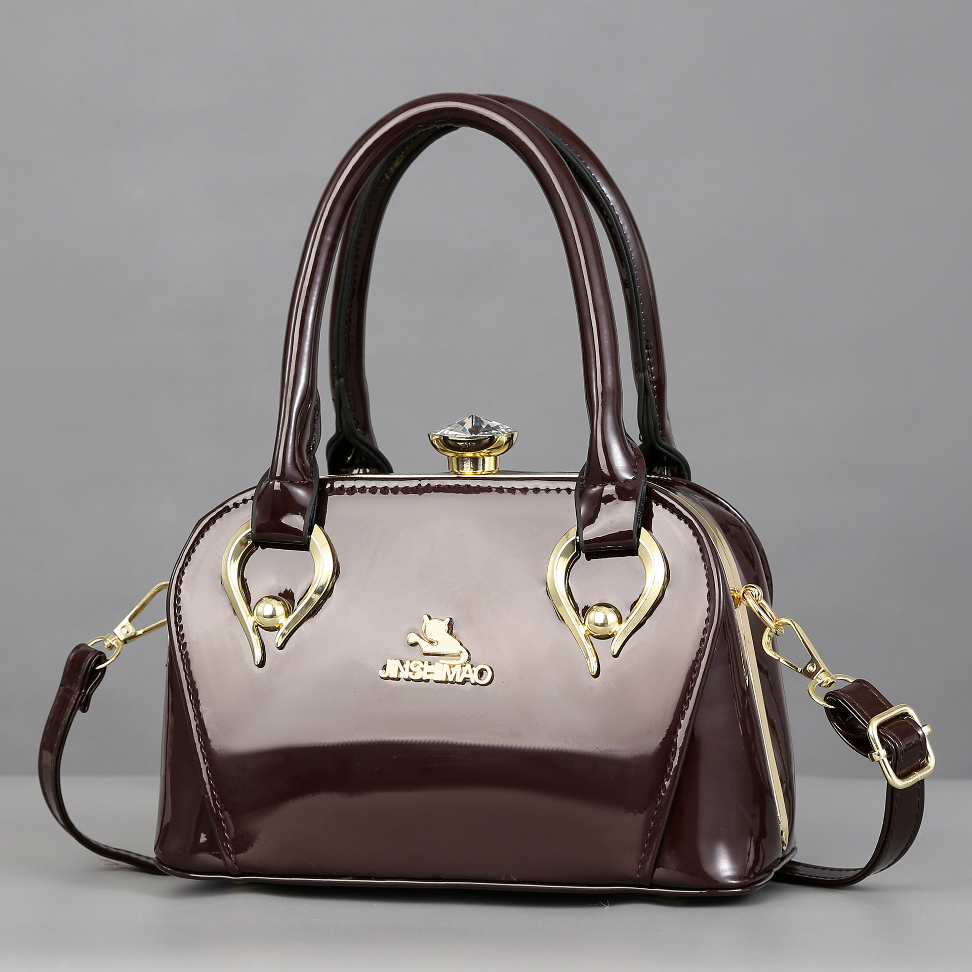Taizhou bolso de mujer bolso de piel brillante bolso de hombro bolso de moda atmósfera bolso de mujer bolso de cena bolso de mano