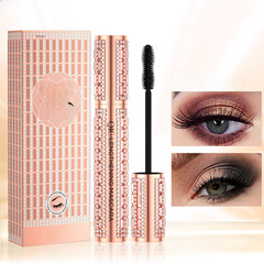 QIC新款花生頭睫毛膏 4D防水濃密卷翹纖長不暈染跨境彩妝貨源