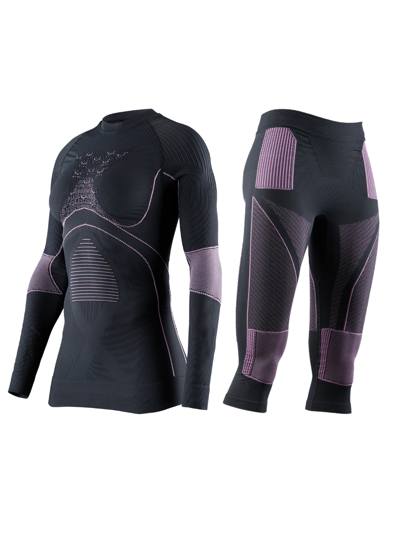 [Personalizado] Nuevo traje de ropa de ciclismo de esquí deportivo de lana para mujer, ropa interior de secado rápido de compresión térmica al aire libre