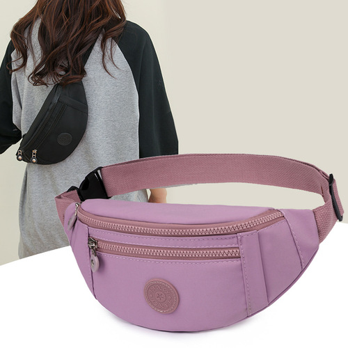 Factory Supply  Women's Waist Bag Sports Travel Multifunctional Crossbody Bag Casual Simple Waterproof Bag