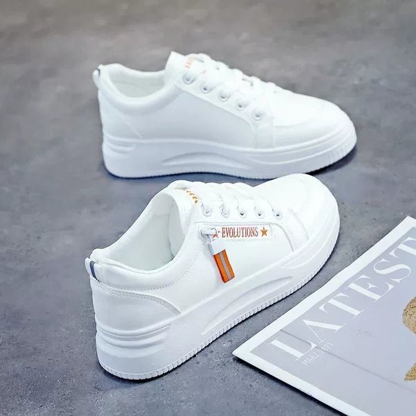 Orange leather