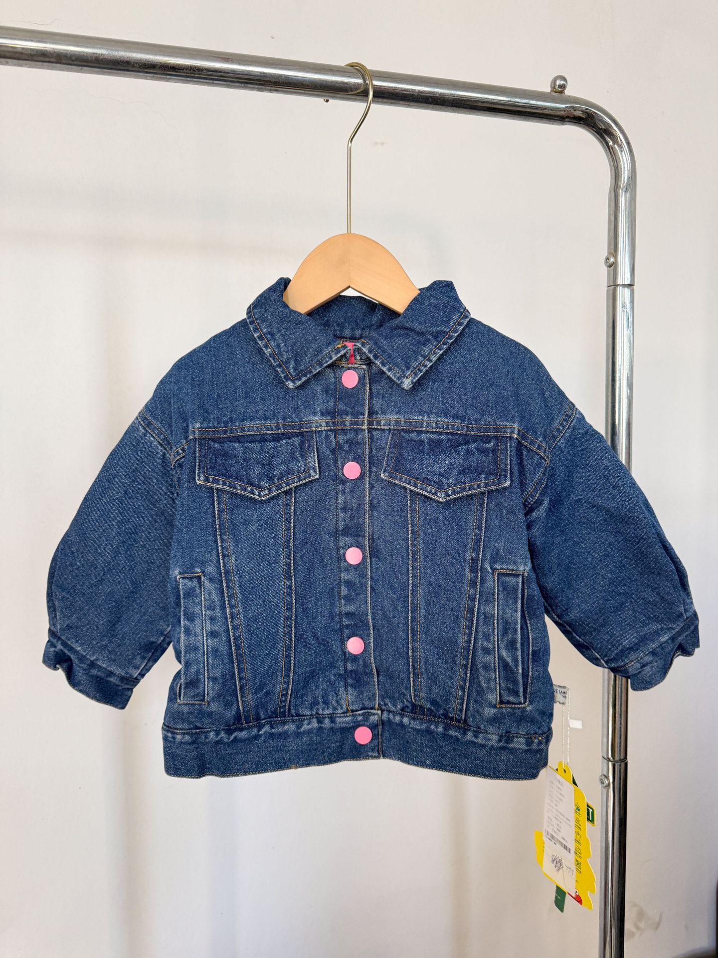 1516 abrigo de algodón denim 90 yardas