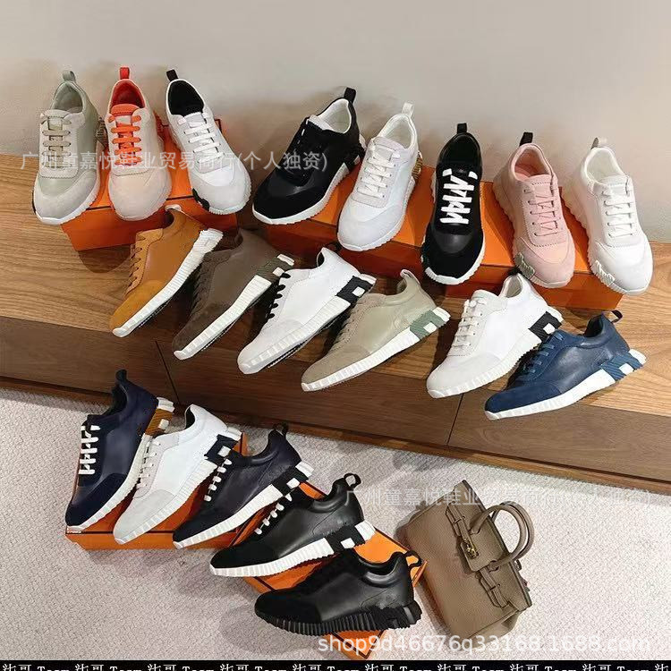Guangzhou Foreign Trade European High-End Sports and Leisure Shoes New Style Breathable Simple Genuine Leather Lace-Up Running Trendy Sports Shoes Guangzhou Foreign Trade European High-End Sports and Leisure Shoes New Style Breathable Simple Genuine Leather Lace-Up Running Trendy Sports Shoes