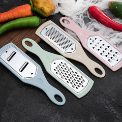 Stainless steel chopper and julienne set, plastic manual household grater and peeler, kitchen scraper and slicer