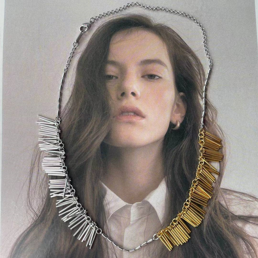 Fashion Tassel Copper Pendant Necklace 1 Piece