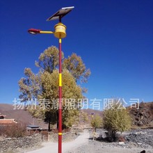 藏式转经筒太阳能路灯6米7米8米LED100W150W户外灯笼新农村市政灯