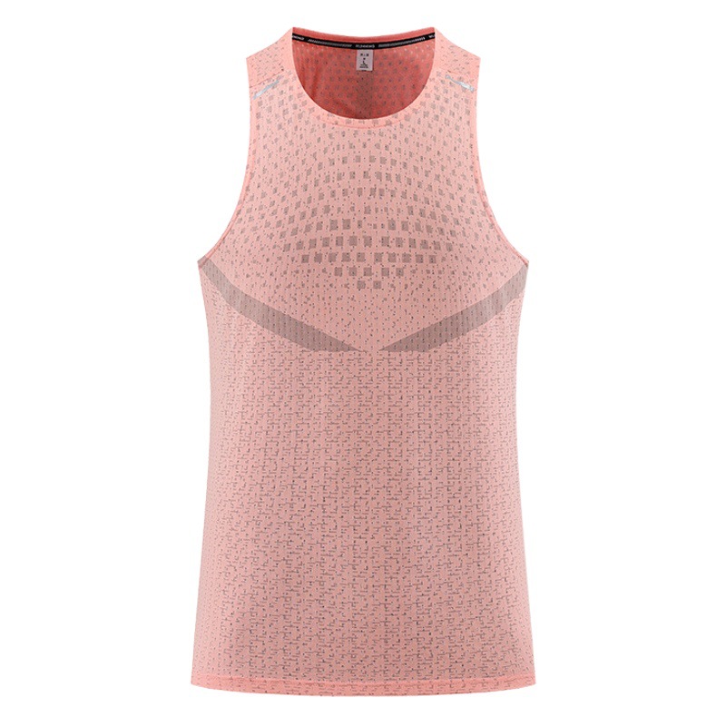 Chaleco de secado rápido para hombres entrenamiento deportivo fitness verano hielo seda secado rápido sudor-absorbente sin mangas ropa de baloncesto camiseta