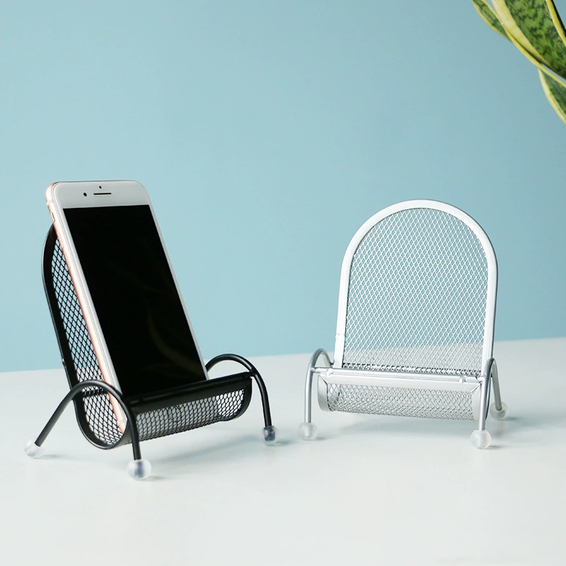 Новый креативный мобильный телефон стойка офисный рабочий стол ленивый мобильный телефон держатель маленький стул держатель мобильного телефона милый металлический украшения