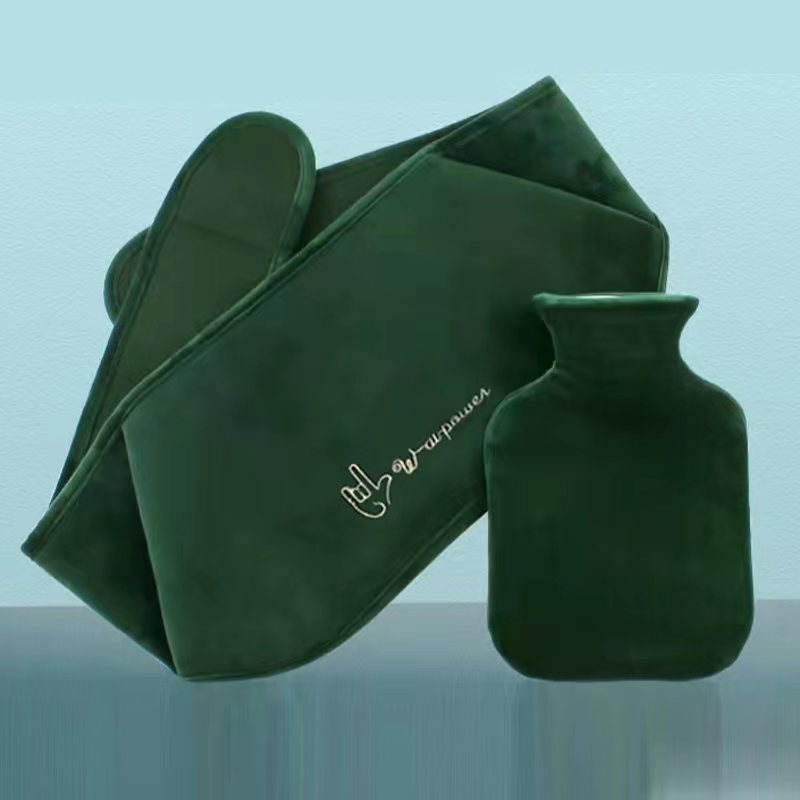 [Juego de tres piezas] inyección de agua cinturón caliente bolsa de agua caliente cinturón caliente mano caliente cintura vientre caliente inyección de agua cinturón protector