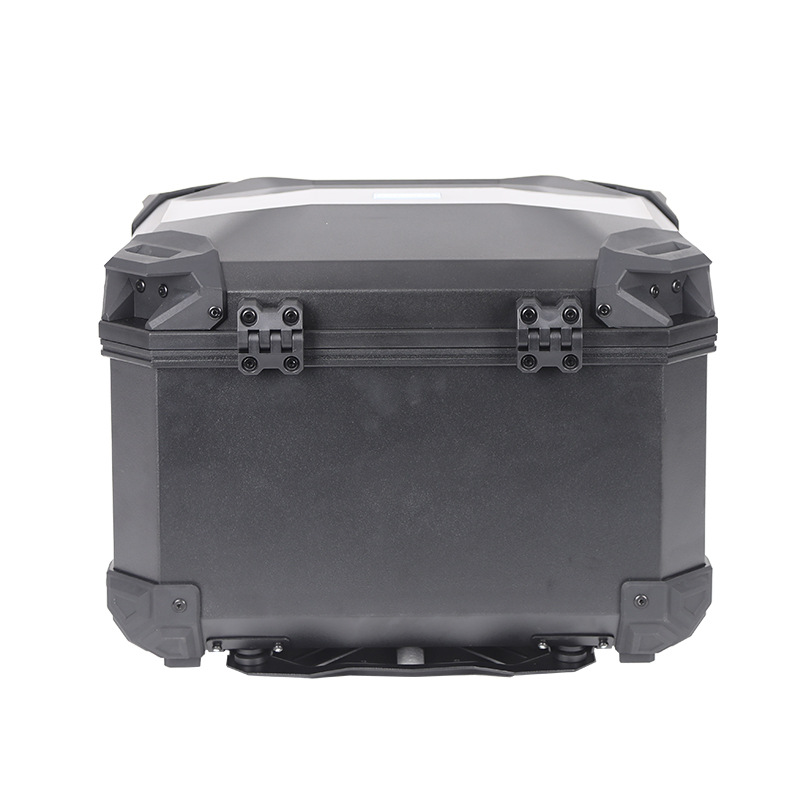 45Lx Embossed Abs Plastic Tail Box Double Lock Quick Release Motorcycle Aluminum Alloy Tail Box Tool Box Wholesale Trunk
