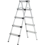 2 ступени сложенные дома Двусторонняя лестница на открытом воздухе Фотография алюминиевые сплавы